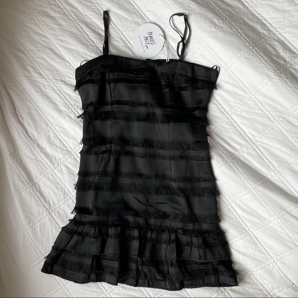 NWT princess polly black mini dress